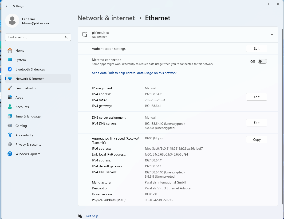 Joining Windows 11 client to domain